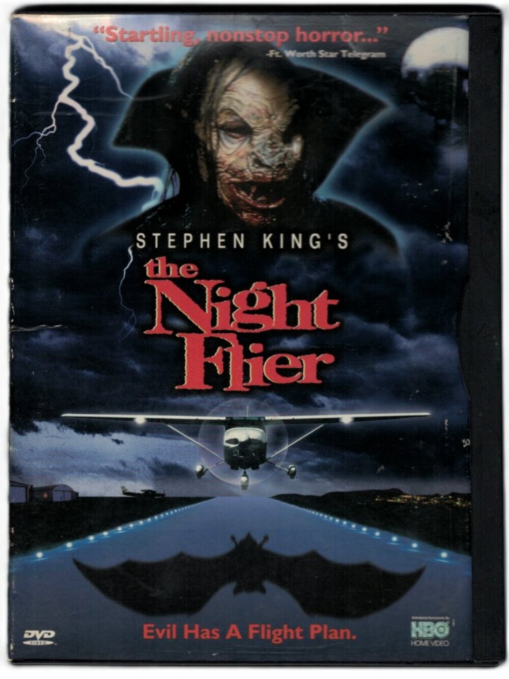 Stephen King's The Night Flier (DVD disc) 1997 Miguel Ferrer, Julie Entwisle